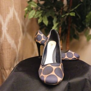 Lela Rose Polka Dot Heels sz 9